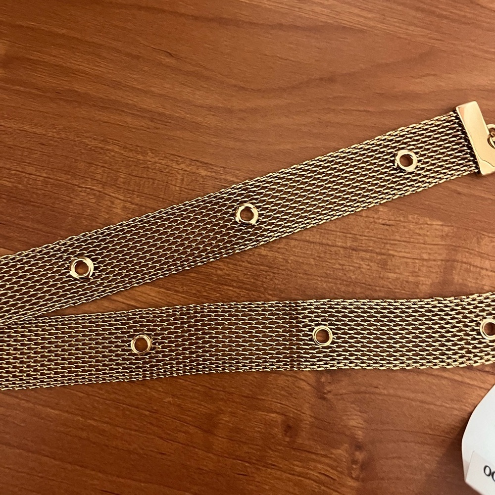BCBGeneration Gold Chain Belt - Picture 3 of 3